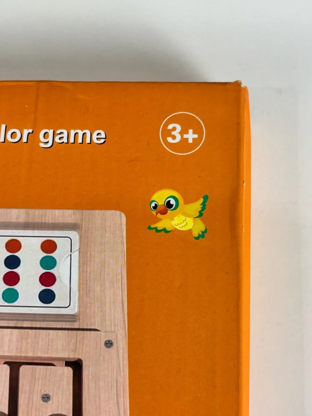 Four-Color Game Montessori-style wooden puzzle board Game
